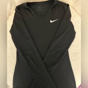 Nike pro long sleeve athletic top. Used